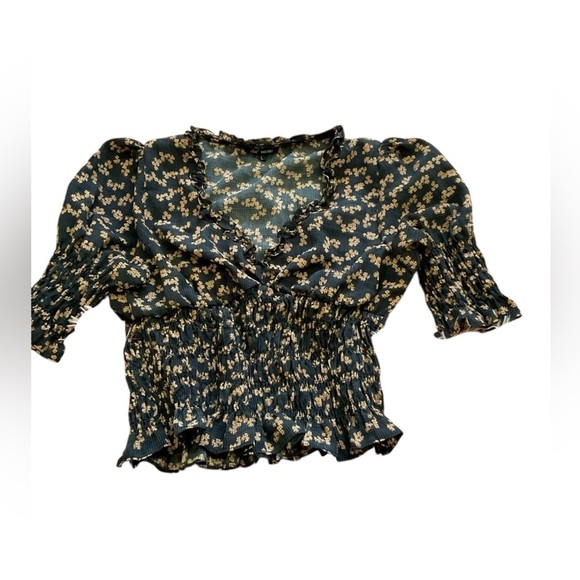 Blouse V-neck size L - Picture 2 of 12